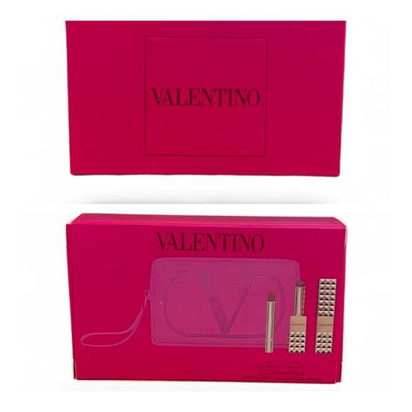 Valentino Spike Buttery Matte Lipstick 3-Pc. Gift Set -NIB!